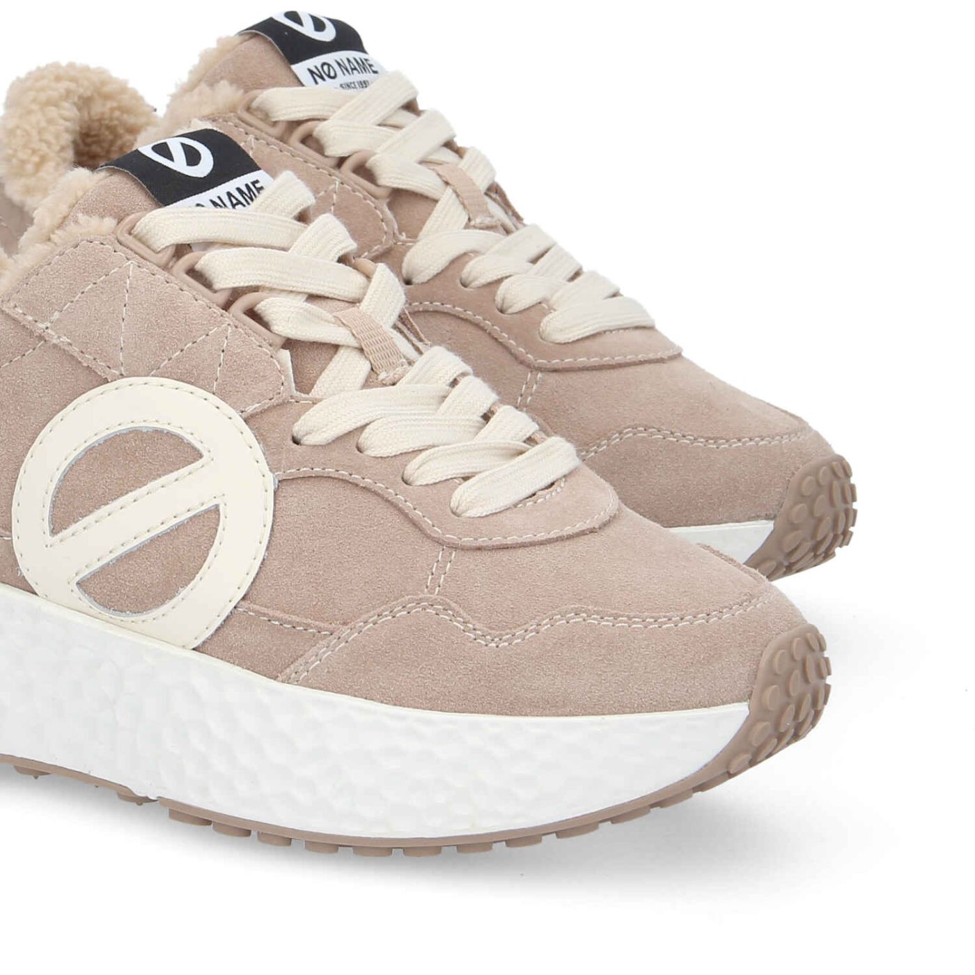 CARTER JOGGER W  -  SUEDE/COCOON  - NUDE/BIANCO SPORCO